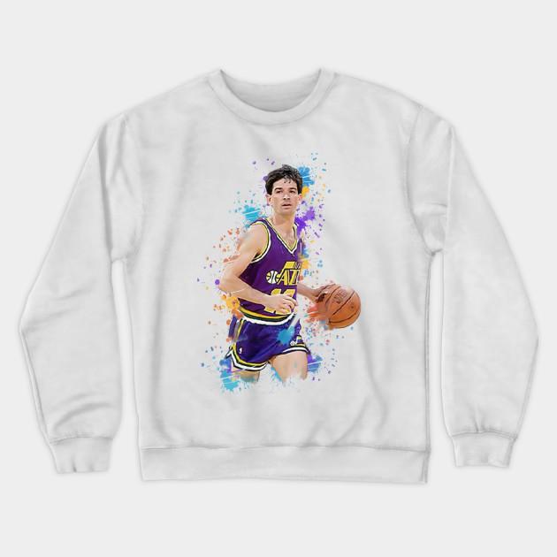 Utah Jazz Pullover Crewneck Sweatshirt V40 - Image 2