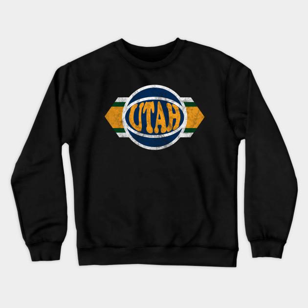 Utah Jazz Pullover Crewneck Sweatshirt V9