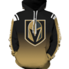 Vegas Golden Knights Logo 3D Printed Pullover Hoodie