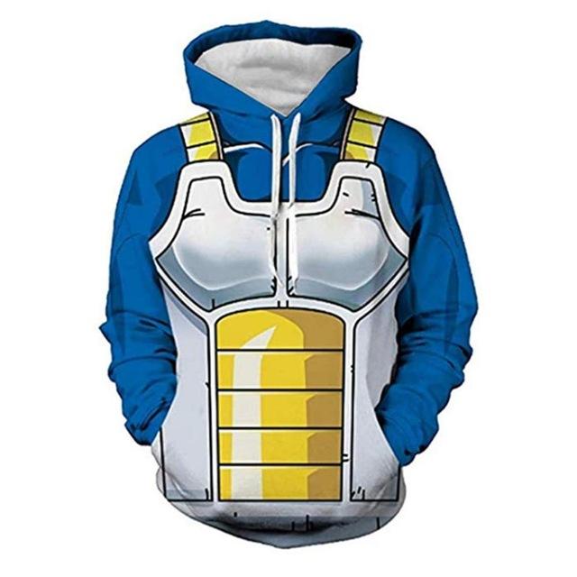 Vegeta Dragon Ball Z 3D Pullover Hoodie V4
