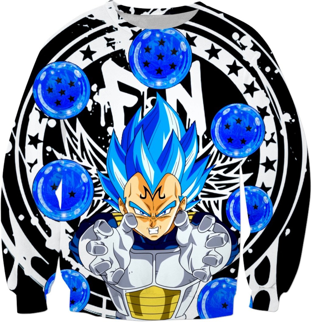 Vegeta Dragon Ball Z 3D Sweatshirt V1