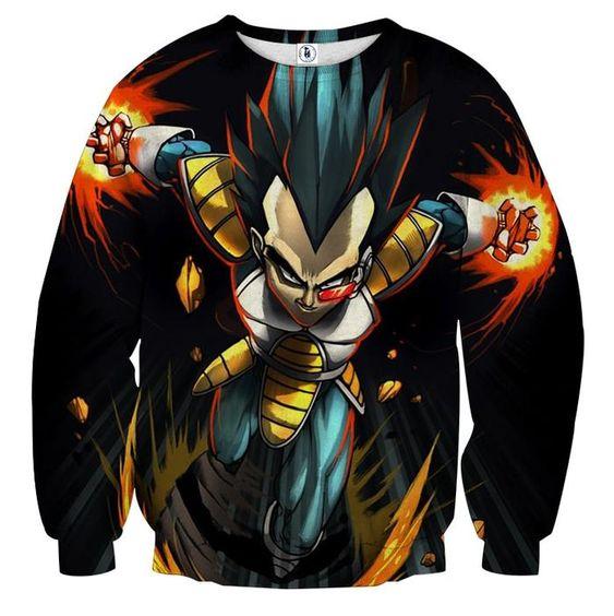 Vegeta Dragon Ball Z 3D Sweatshirt V10