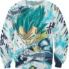 Vegeta Dragon Ball Z 3D Sweatshirt V3