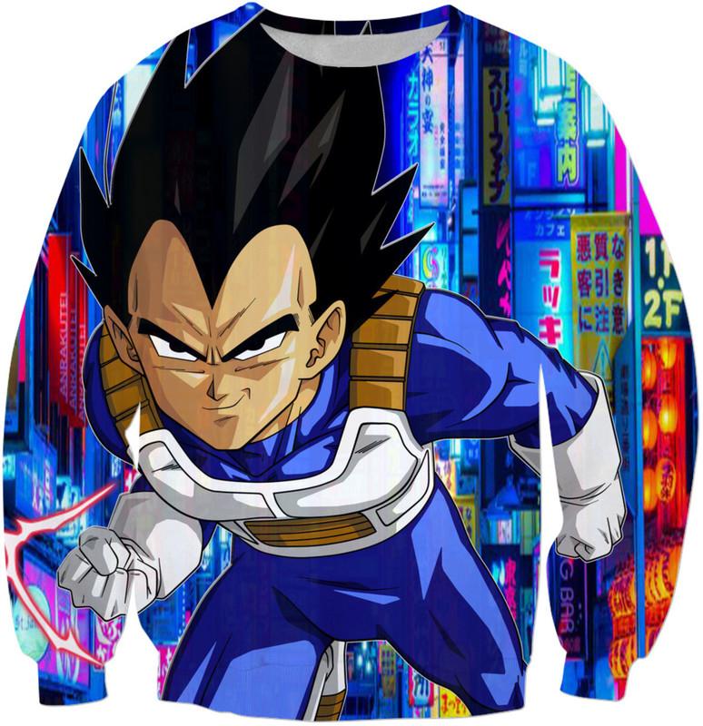 Vegeta Dragon Ball Z 3D Sweatshirt V6