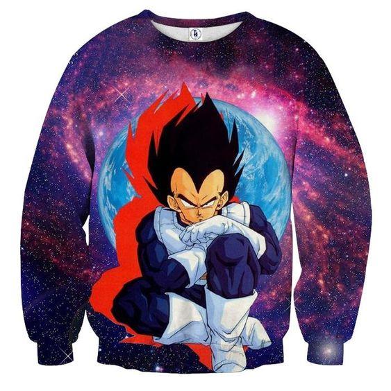 Vegeta Dragon Ball Z 3D Sweatshirt V7