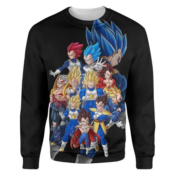Vegeta Mature Dragon Ball Z 3D Sweatshirt