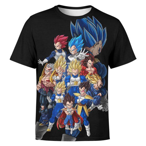 Vegeta Mature Dragon Ball Z 3D T-Shirt