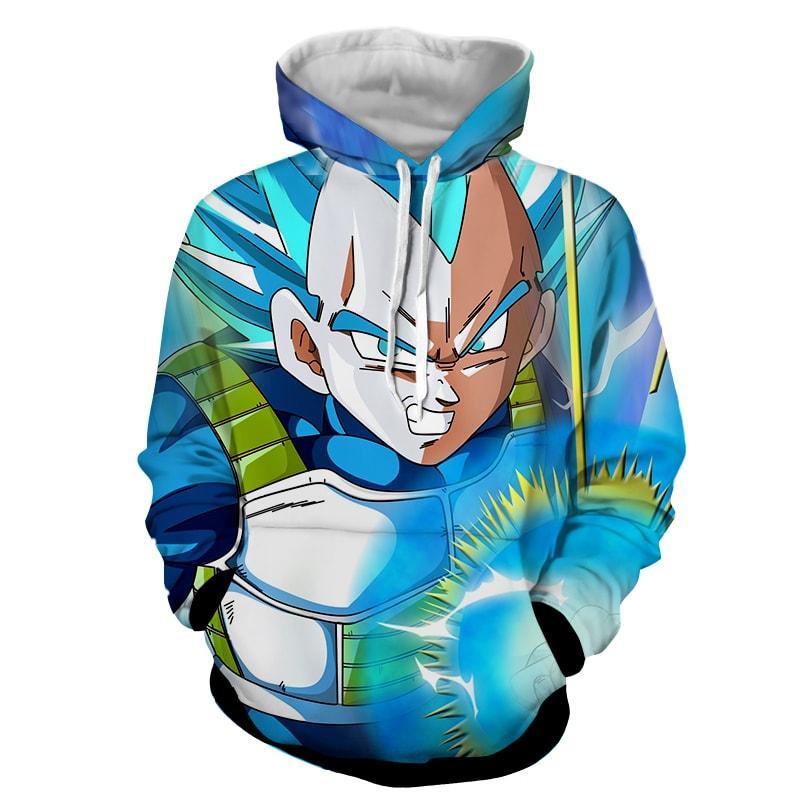 Vegeta Prince Super Saiyan Dragon Ball Z Pullover Hoodie