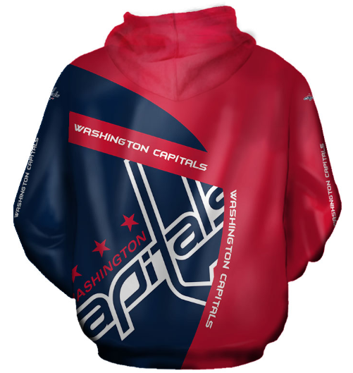 Washington Capitals Symbol 3D Printed Pullover Hoodie - Image 2