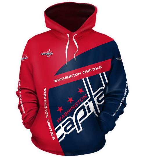 Washington Capitals Symbol 3D Printed Pullover Hoodie