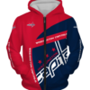 Washington Capitals Symbol 3D Printed Zipper Hoodie Jacket