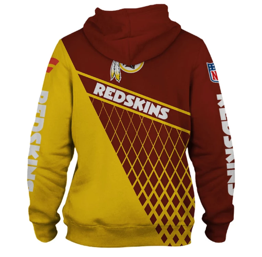 Washington Redskins Top Logo 3D Pullover Hoodie - Image 2
