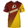 Washington Redskins Top Logo 3D T-Shirt