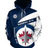 Winnipeg Jets Symbol 3D Printed Pullover Hoodie