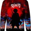 Zenitsu Agatsuma - Demon Slayer - Kimetsu No Yaiba 3D Crewneck Sweatshirt V5