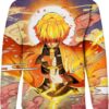 Zenitsu Agatsuma - Demon Slayer - Kimetsu No Yaiba 3D Crewneck Sweatshirt V8