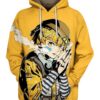 Zenitsu Agatsuma - Demon Slayer - Kimetsu No Yaiba 3D Pullover Hoodie V2