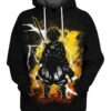 Zenitsu Agatsuma - Demon Slayer - Kimetsu No Yaiba 3D Pullover Hoodie V8