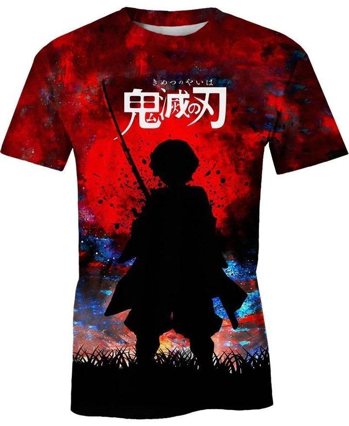 Zenitsu Agatsuma - Demon Slayer - Kimetsu No Yaiba 3D T-Shirt V12