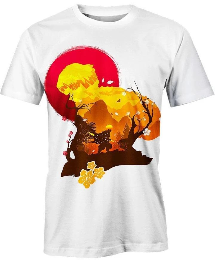 Zenitsu Agatsuma - Demon Slayer - Kimetsu No Yaiba 3D T-Shirt V14