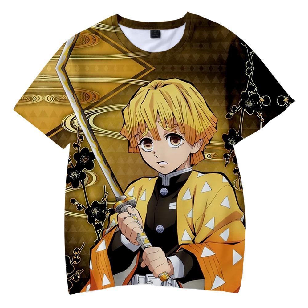 Zenitsu Agatsuma - Demon Slayer - Kimetsu No Yaiba 3D T-Shirt V7