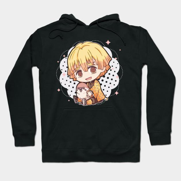 Zenitsu Agatsuma - Demon Slayer - Kimetsu No Yaiba Pullover Hoodie Sweatshirt V1