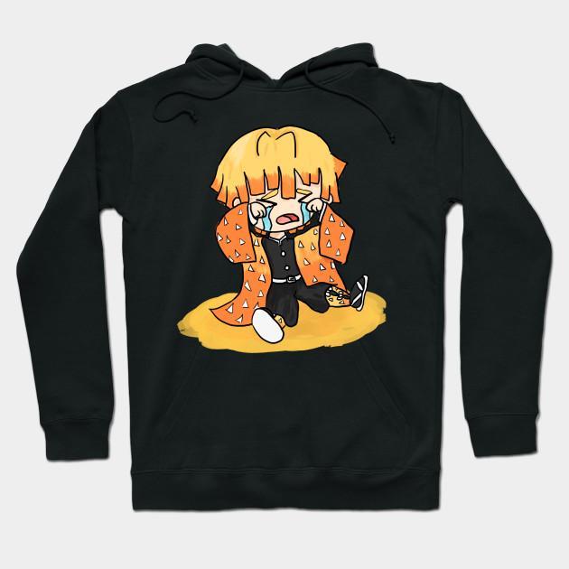 Zenitsu Agatsuma - Demon Slayer - Kimetsu No Yaiba Pullover Hoodie Sweatshirt V10