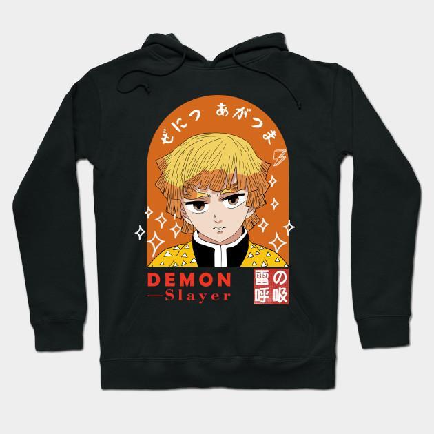 Zenitsu Agatsuma - Demon Slayer - Kimetsu No Yaiba Pullover Hoodie Sweatshirt V12