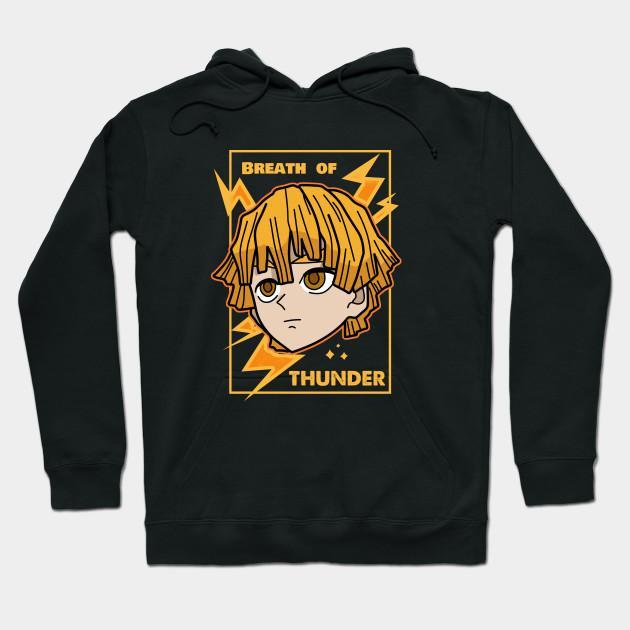 Zenitsu Agatsuma - Demon Slayer - Kimetsu No Yaiba Pullover Hoodie Sweatshirt V25