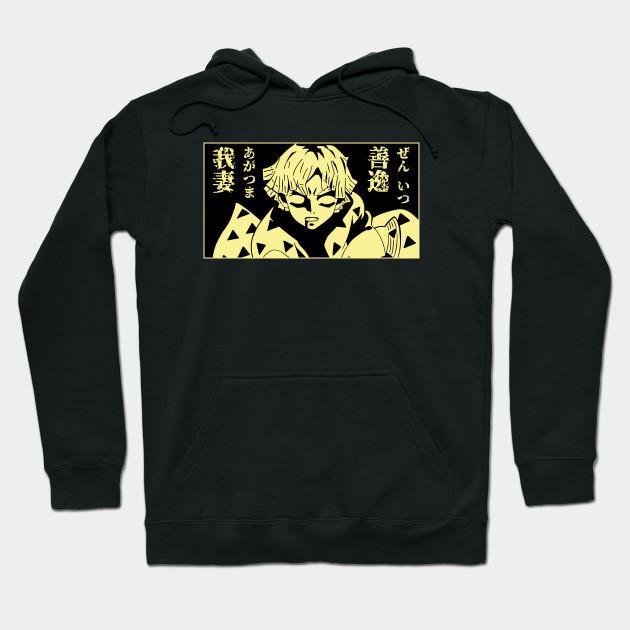 Zenitsu Agatsuma - Demon Slayer - Kimetsu No Yaiba Pullover Hoodie Sweatshirt V37