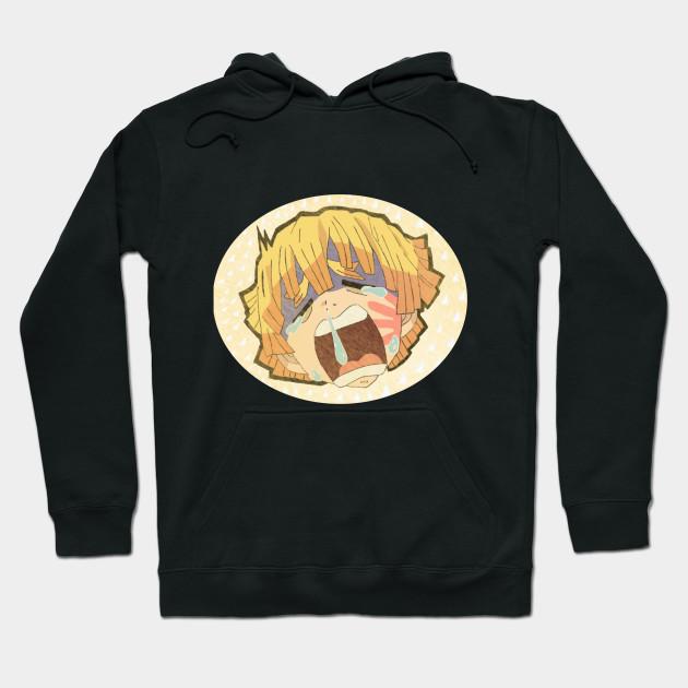Zenitsu Agatsuma - Demon Slayer - Kimetsu No Yaiba Pullover Hoodie Sweatshirt V38