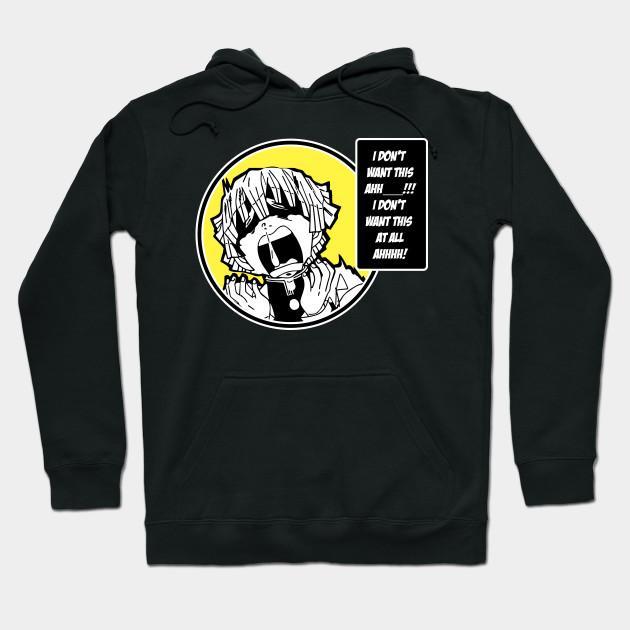 Zenitsu Agatsuma - Demon Slayer - Kimetsu No Yaiba Pullover Hoodie Sweatshirt V4