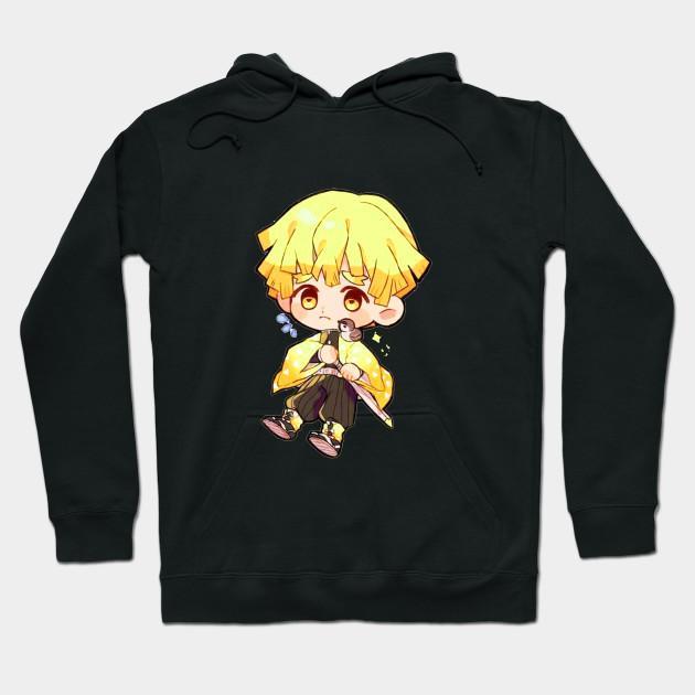 Zenitsu Agatsuma - Demon Slayer - Kimetsu No Yaiba Pullover Hoodie Sweatshirt V8