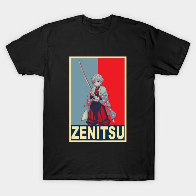Zenitsu Agatsuma - Demon Slayer - Kimetsu No Yaiba T-Shirt V14