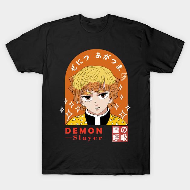 Zenitsu Agatsuma - Demon Slayer - Kimetsu No Yaiba T-Shirt V15