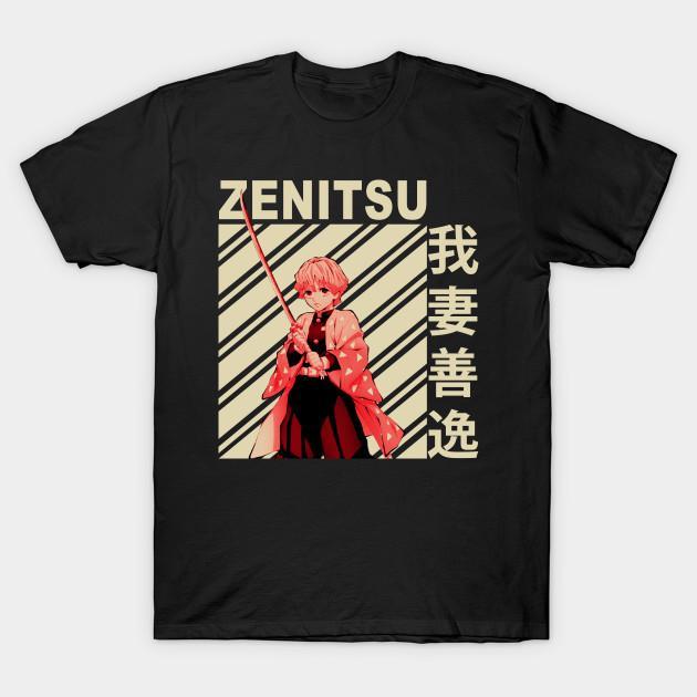Zenitsu Agatsuma - Demon Slayer - Kimetsu No Yaiba T-Shirt V17