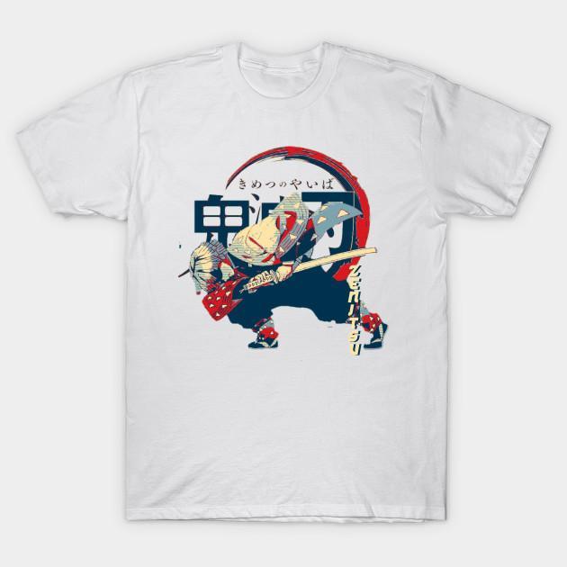 Zenitsu Agatsuma - Demon Slayer - Kimetsu No Yaiba T-Shirt V18