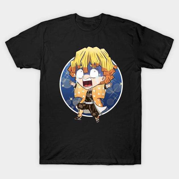 Zenitsu Agatsuma - Demon Slayer - Kimetsu No Yaiba T-Shirt V19