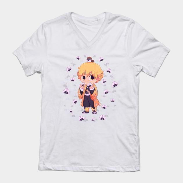 Zenitsu Agatsuma - Demon Slayer - Kimetsu No Yaiba T-Shirt V22 - Image 2