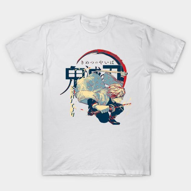 Zenitsu Agatsuma - Demon Slayer - Kimetsu No Yaiba T-Shirt V25