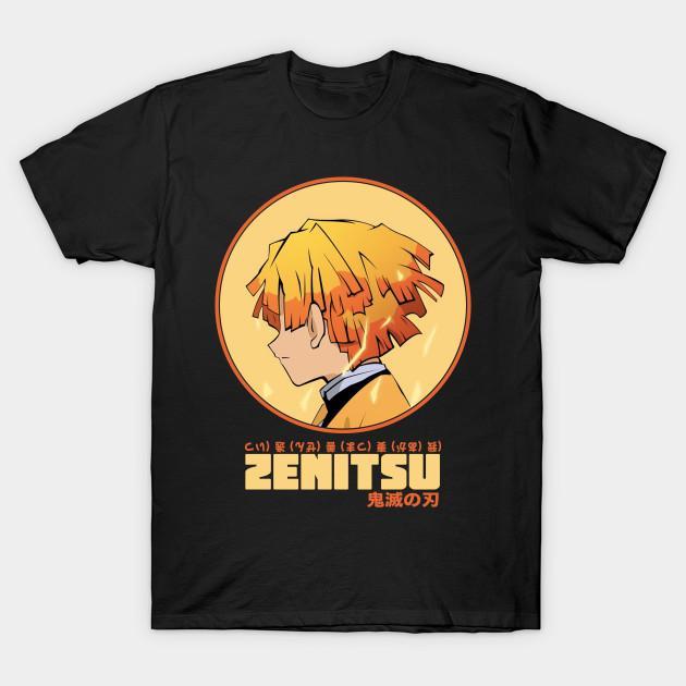 Zenitsu Agatsuma - Demon Slayer - Kimetsu No Yaiba T-Shirt V26