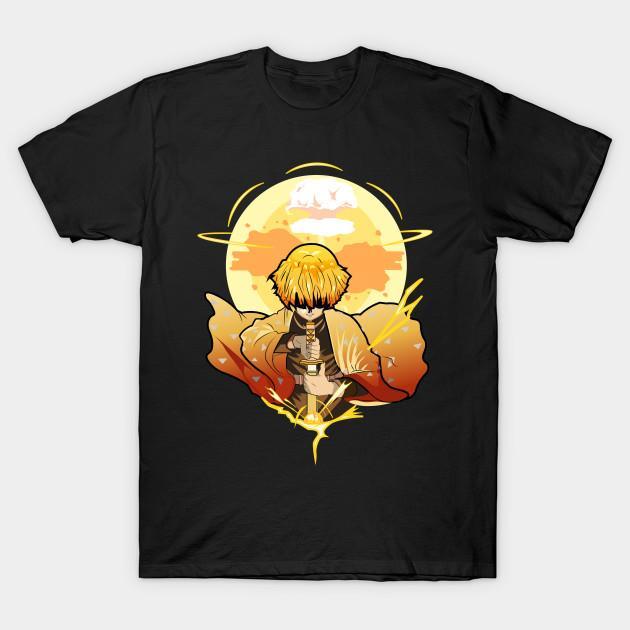 Zenitsu Agatsuma - Demon Slayer - Kimetsu No Yaiba T-Shirt V30