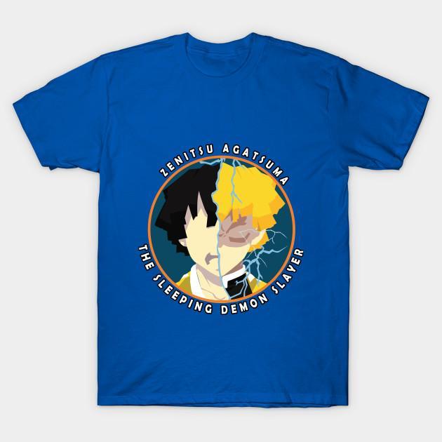 Zenitsu Agatsuma - Demon Slayer - Kimetsu No Yaiba T-Shirt V31