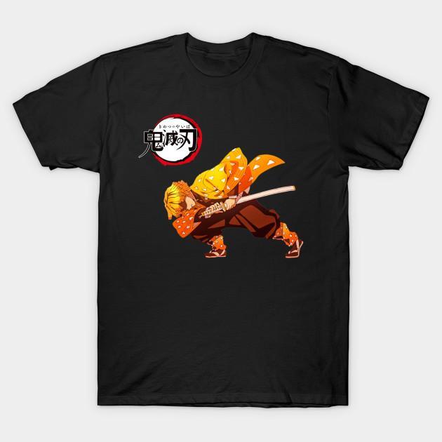 Zenitsu Agatsuma - Demon Slayer - Kimetsu No Yaiba T-Shirt V34