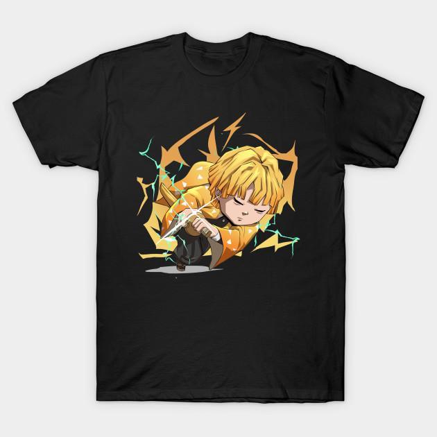 Zenitsu Agatsuma - Demon Slayer - Kimetsu No Yaiba T-Shirt V37