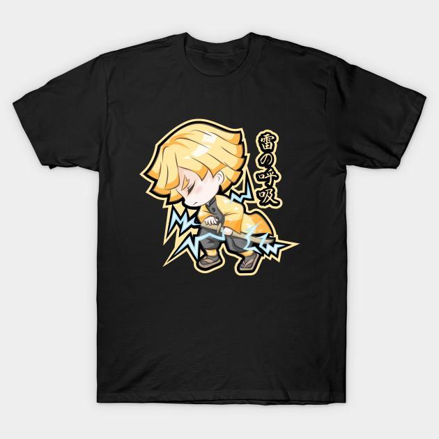 Zenitsu Agatsuma - Demon Slayer - Kimetsu No Yaiba T-Shirt V38