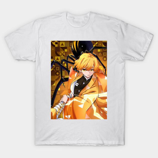 Zenitsu Agatsuma - Demon Slayer - Kimetsu No Yaiba T-Shirt V4