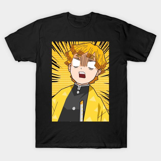 Zenitsu Agatsuma - Demon Slayer - Kimetsu No Yaiba T-Shirt V40