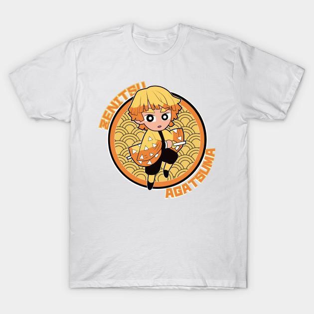 Zenitsu Agatsuma - Demon Slayer - Kimetsu No Yaiba T-Shirt V49
