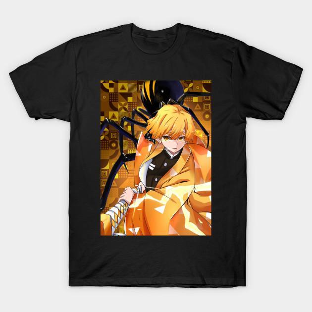 Zenitsu Agatsuma - Demon Slayer - Kimetsu No Yaiba T-Shirt V54